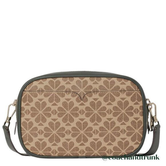 AUTHENTIC KATE SPADE Hunter & Tan Spade Flower Infinity Crossbody & Cardholder - Picture 11 of 15